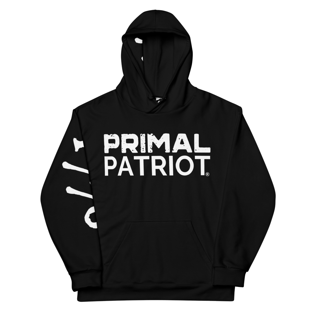 Men's Hoodie - Black Primal