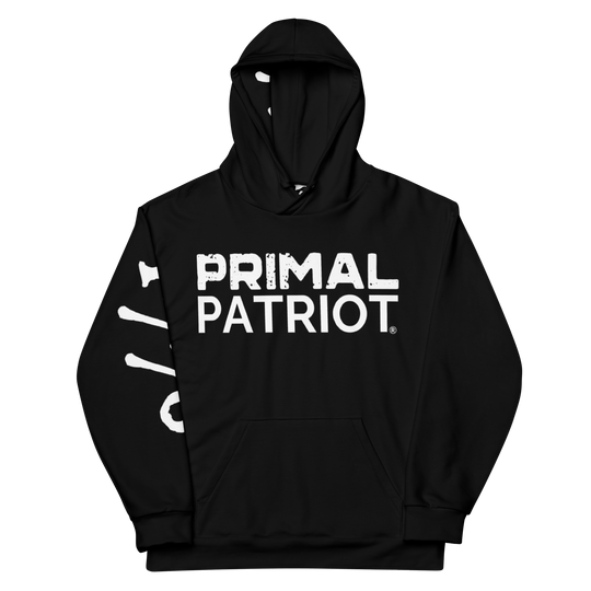 Men's Hoodie - Black Primal