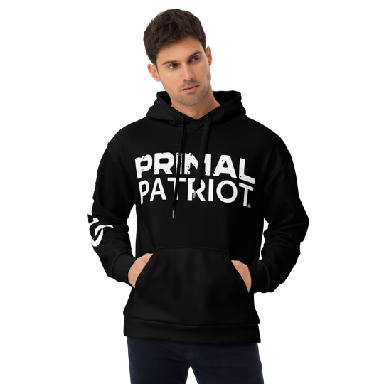 Men's Hoodie - Black Primal