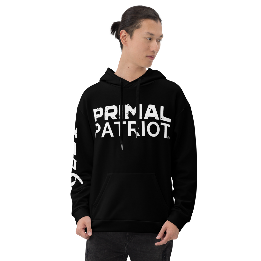 Men's Hoodie - Black Primal