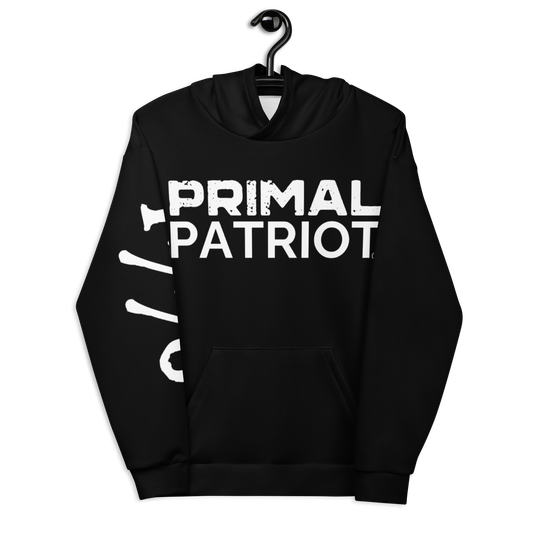 Men's Hoodie - Black Primal