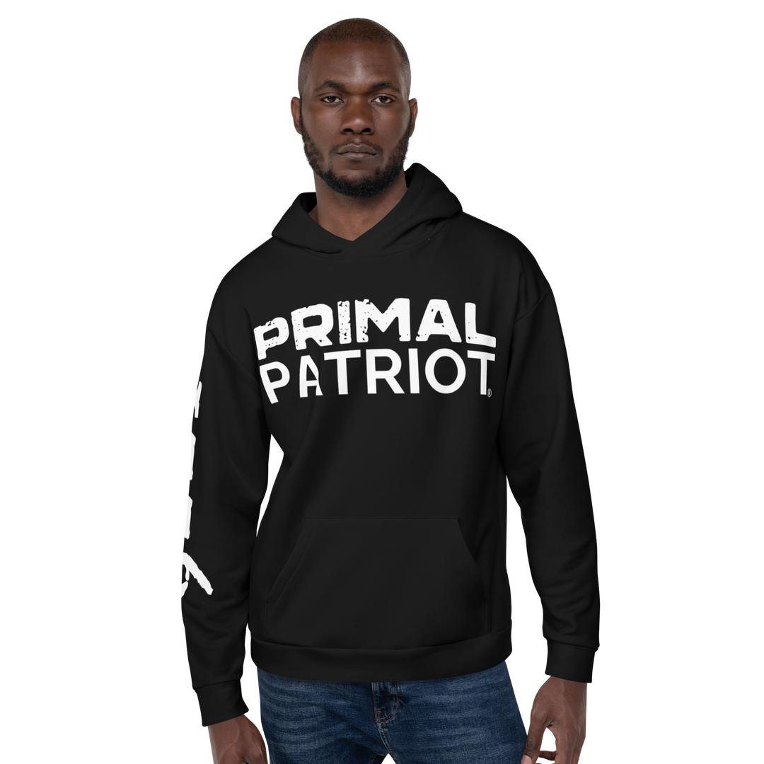 Men's Hoodie - Black Primal