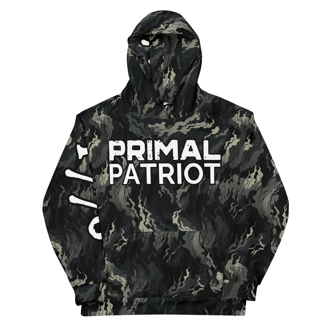 Men's Hoodie - Smoke Camo