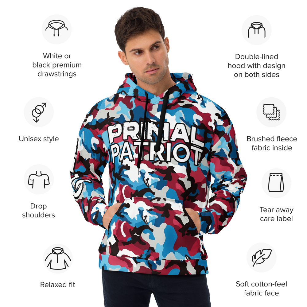 Men's Hoodie - Old Glory Camo