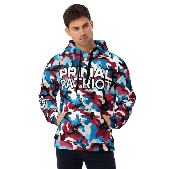 Men's Hoodie - Old Glory Camo