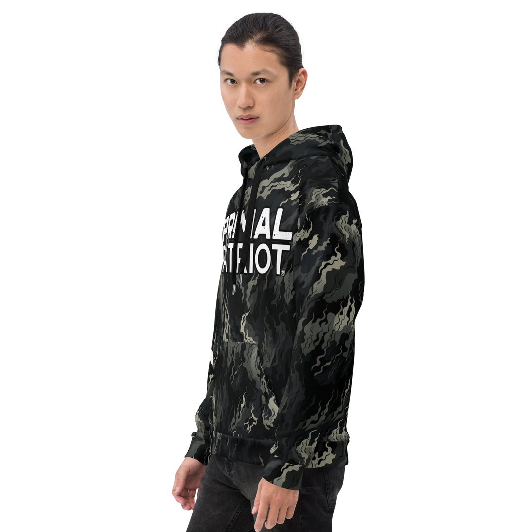 Men's Hoodie - Smoke Camo