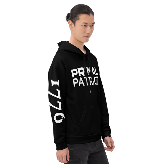 Men's Hoodie - Black Primal