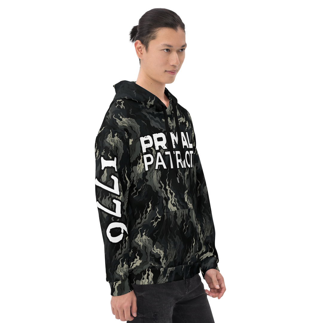 Men's Hoodie - Smoke Camo