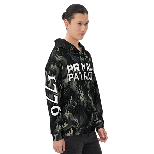 Men's Hoodie - Smoke Camo