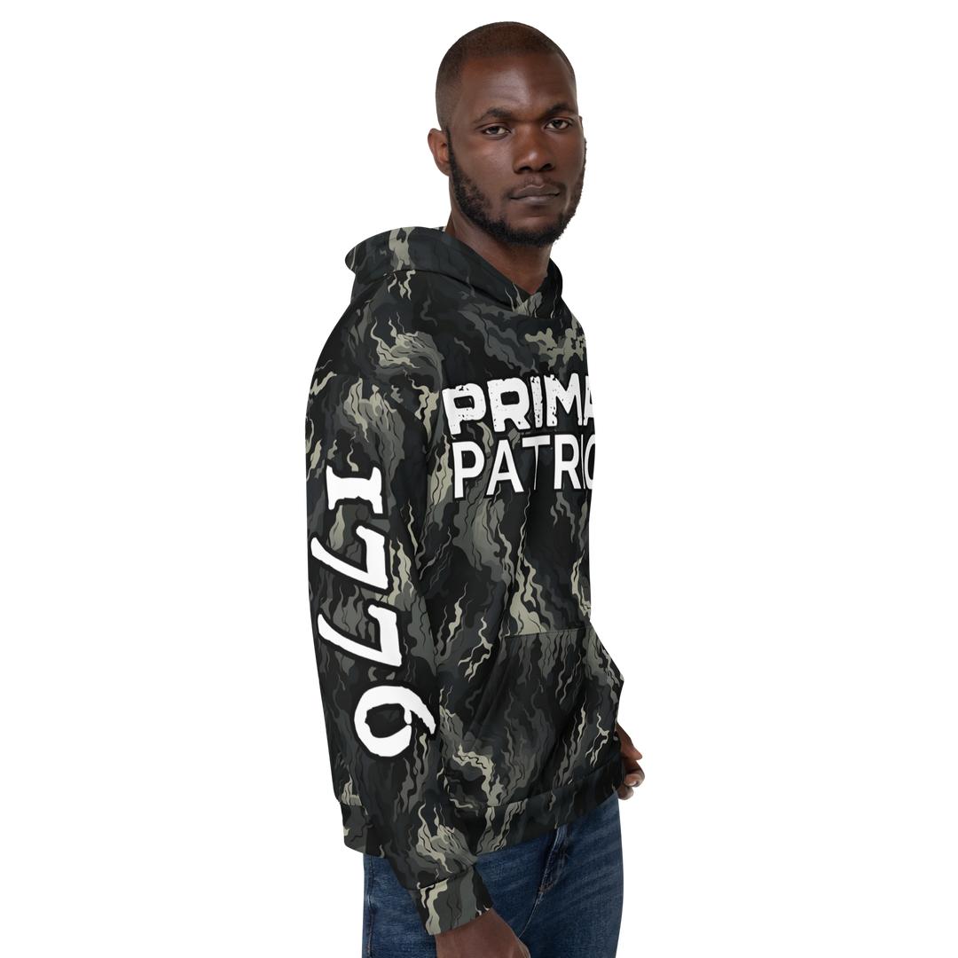 Men's Hoodie - Smoke Camo