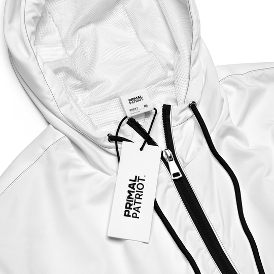 Cropped Windbreaker - White Primal