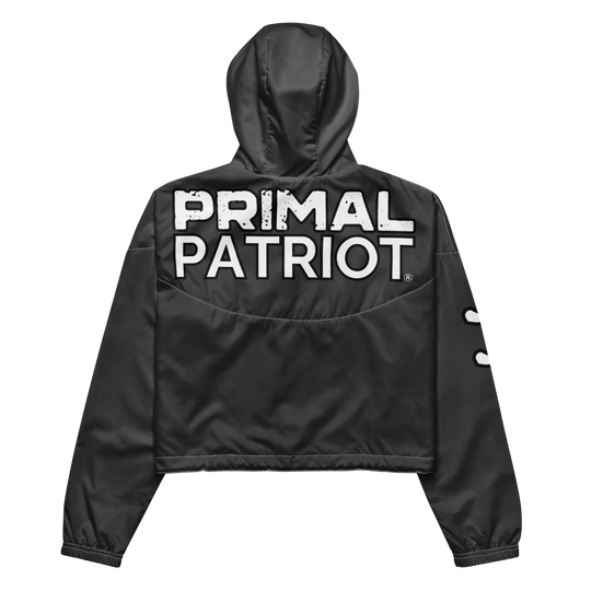 Cropped Windbreaker - Gray Primal