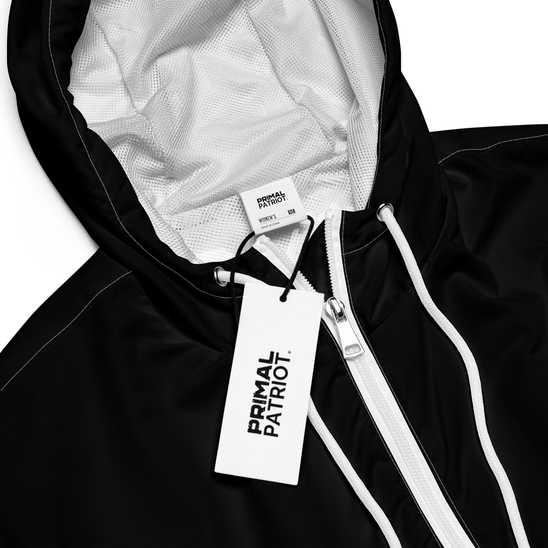 Cropped Windbreaker - Black Primal