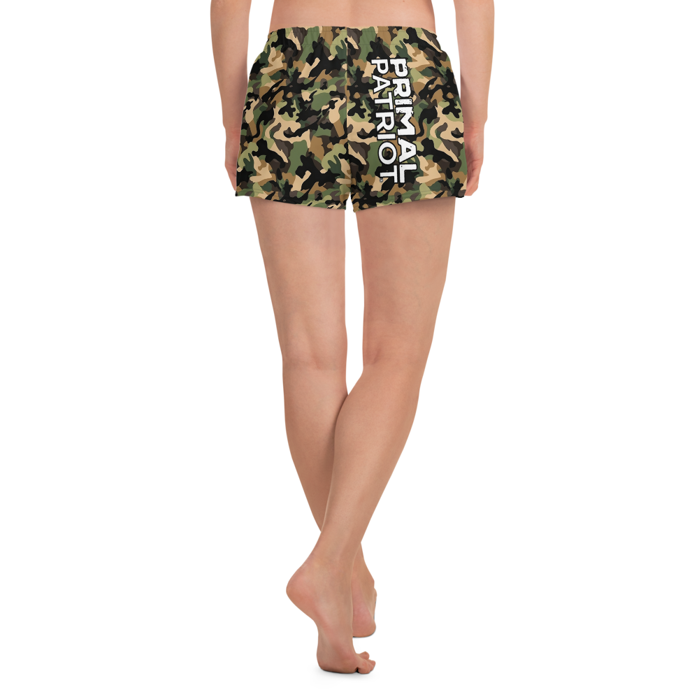 Recycled Athletic Shorts - Woodlands Camo