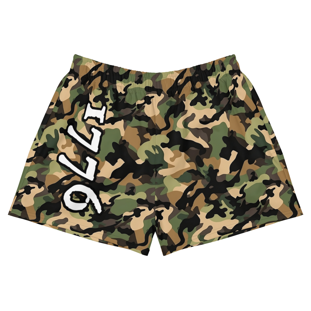 Recycled Athletic Shorts - Woodlands Camo