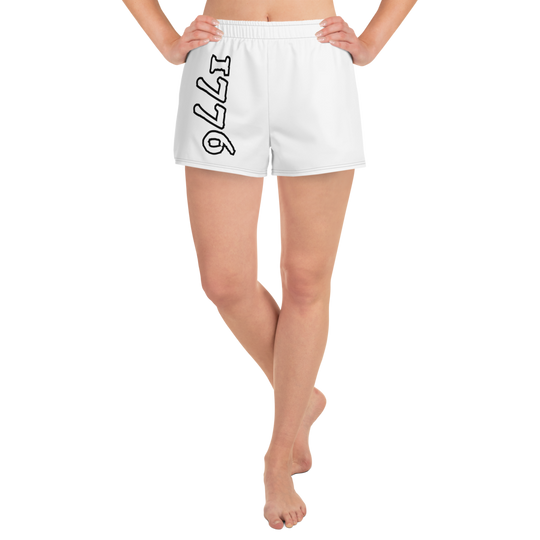 Recycled Athletic Shorts - White Primal