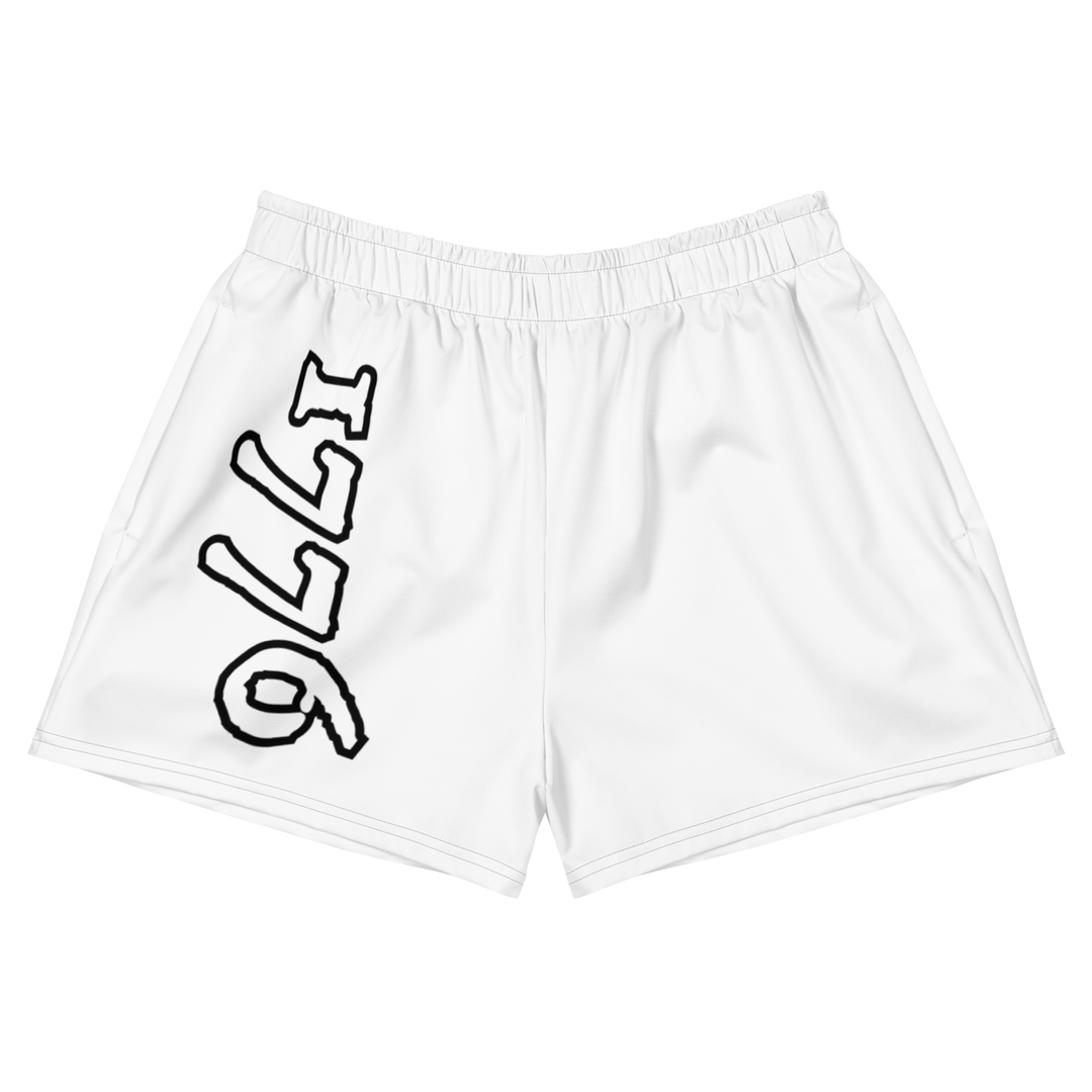 Recycled Athletic Shorts - White Primal