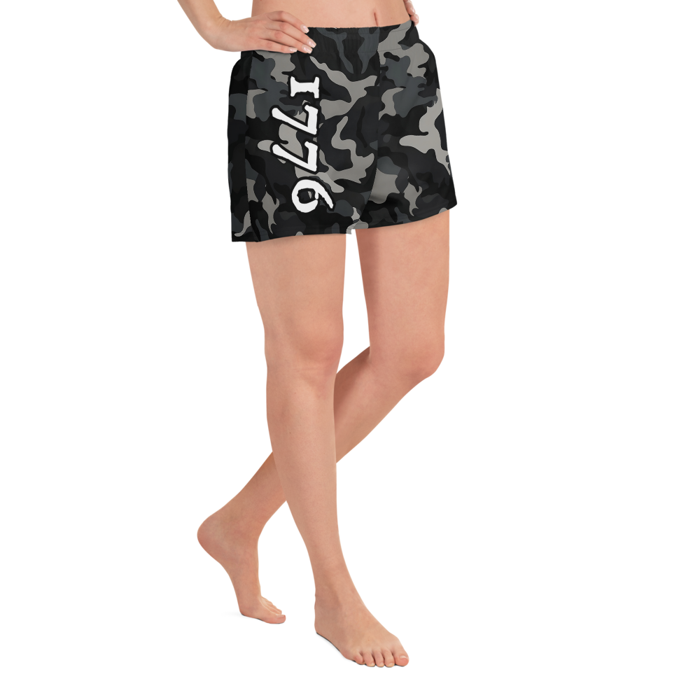 Recycled Athletic Shorts - Night Camo