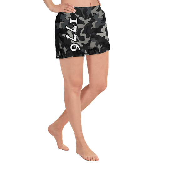 Recycled Athletic Shorts - Night Camo