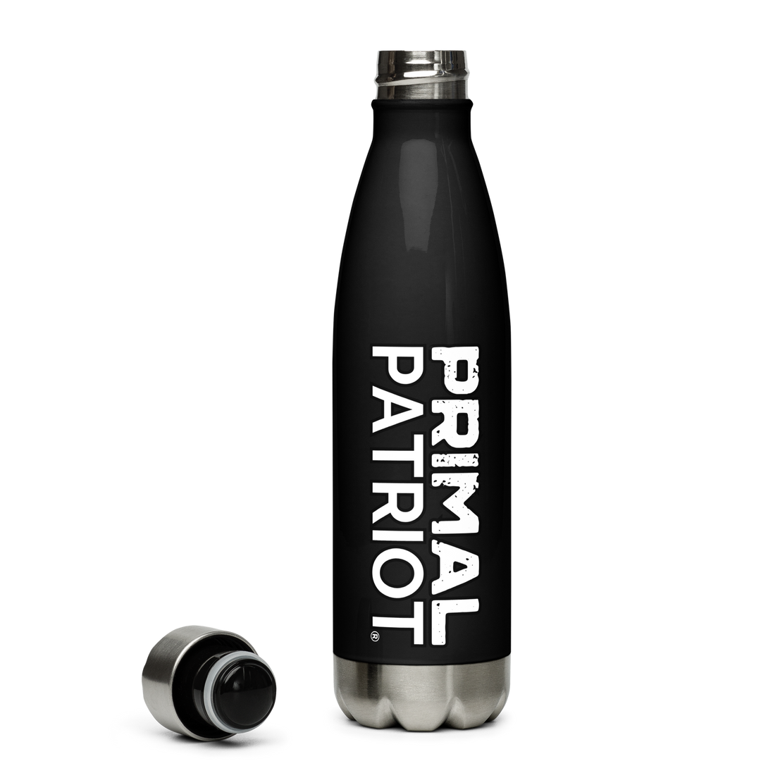 Stainless Steel Water Bottle - White Primal