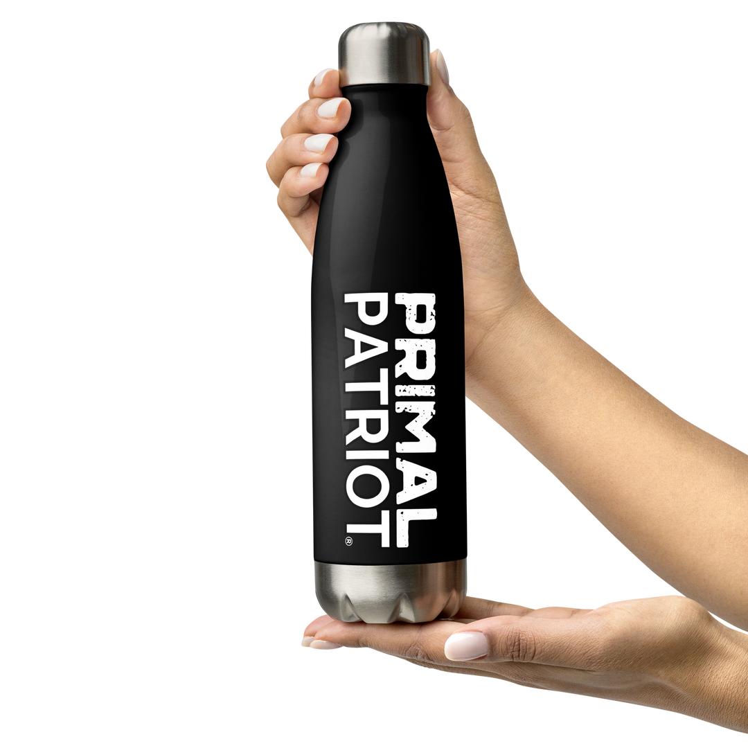 Stainless Steel Water Bottle - White Primal