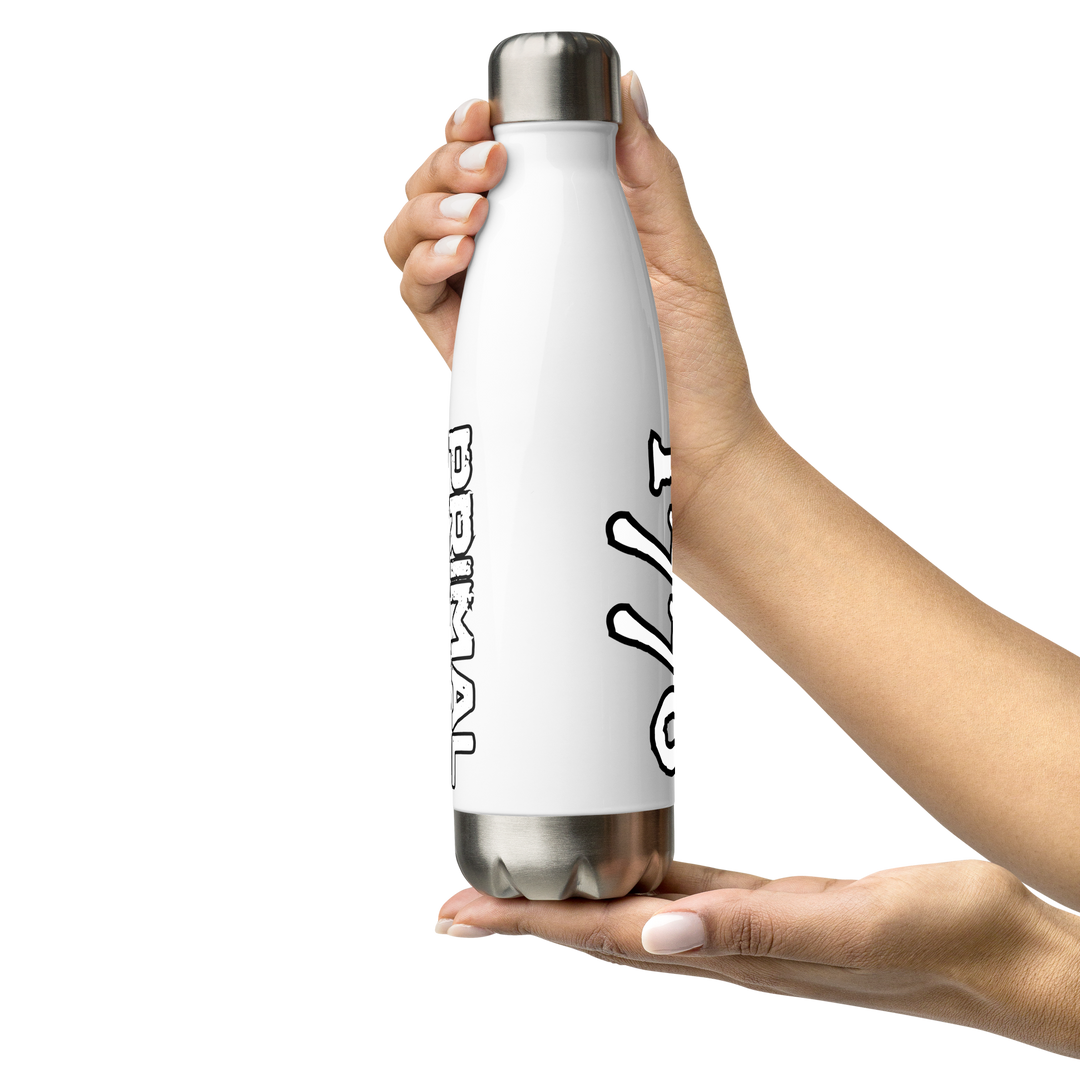 Stainless Steel Water Bottle - White Primal