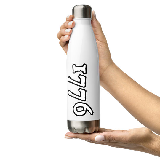 Stainless Steel Water Bottle - White Primal