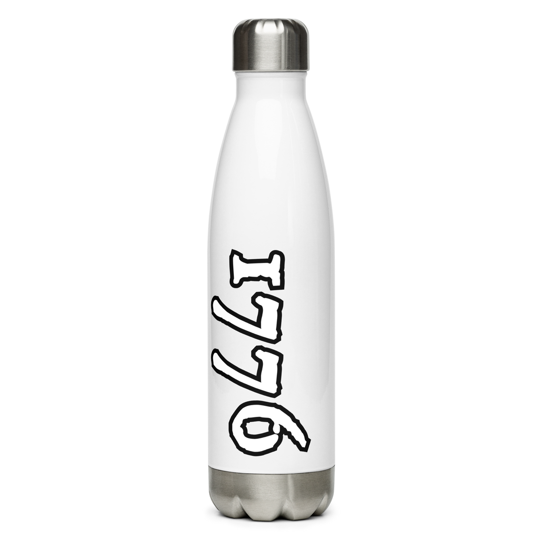 Stainless Steel Water Bottle - White Primal