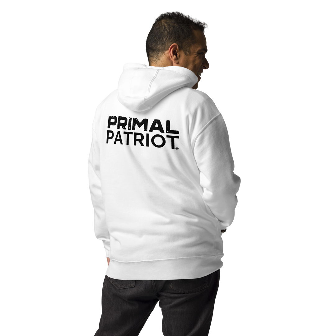 Men's Hoodie - Primal White