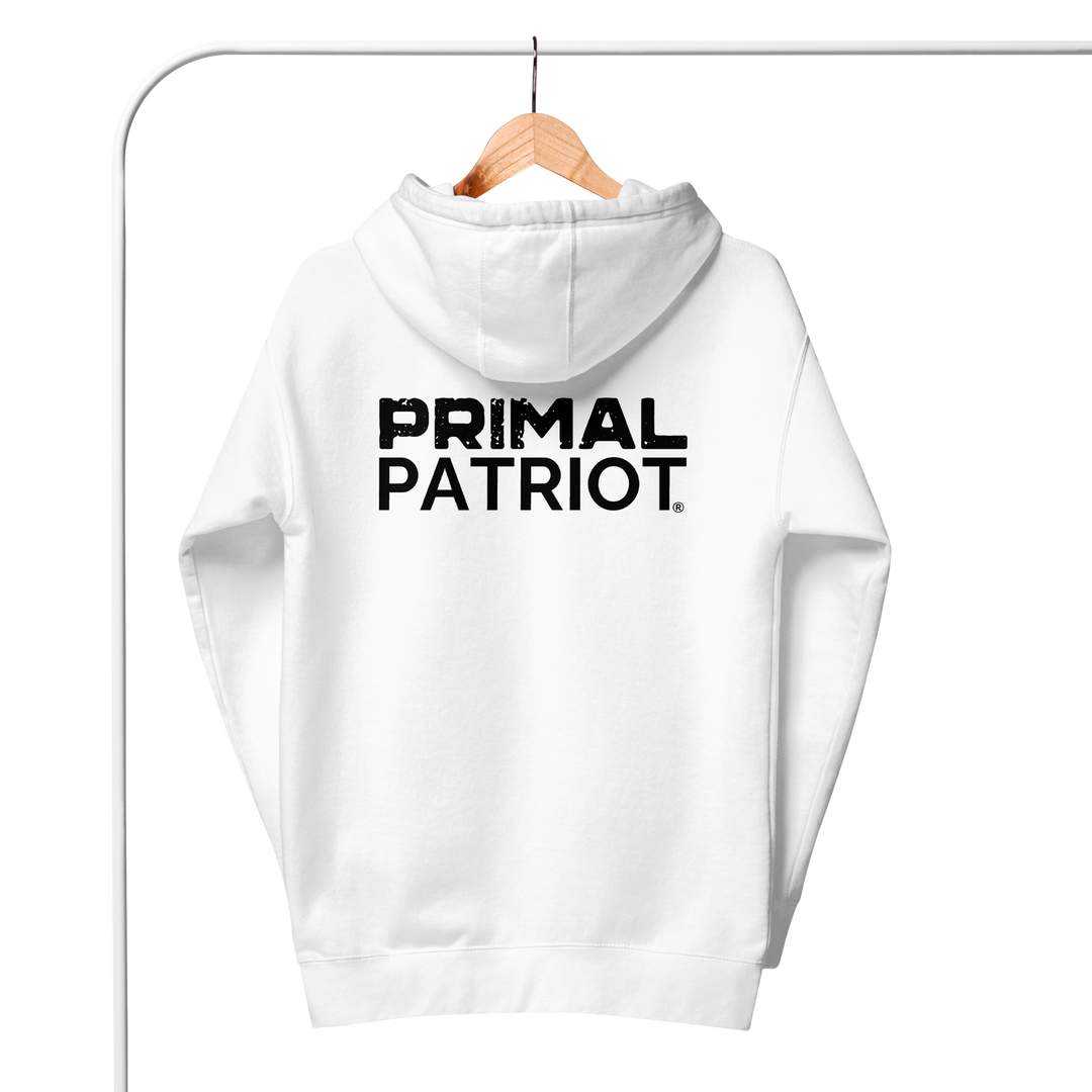 Men's Hoodie - Primal White