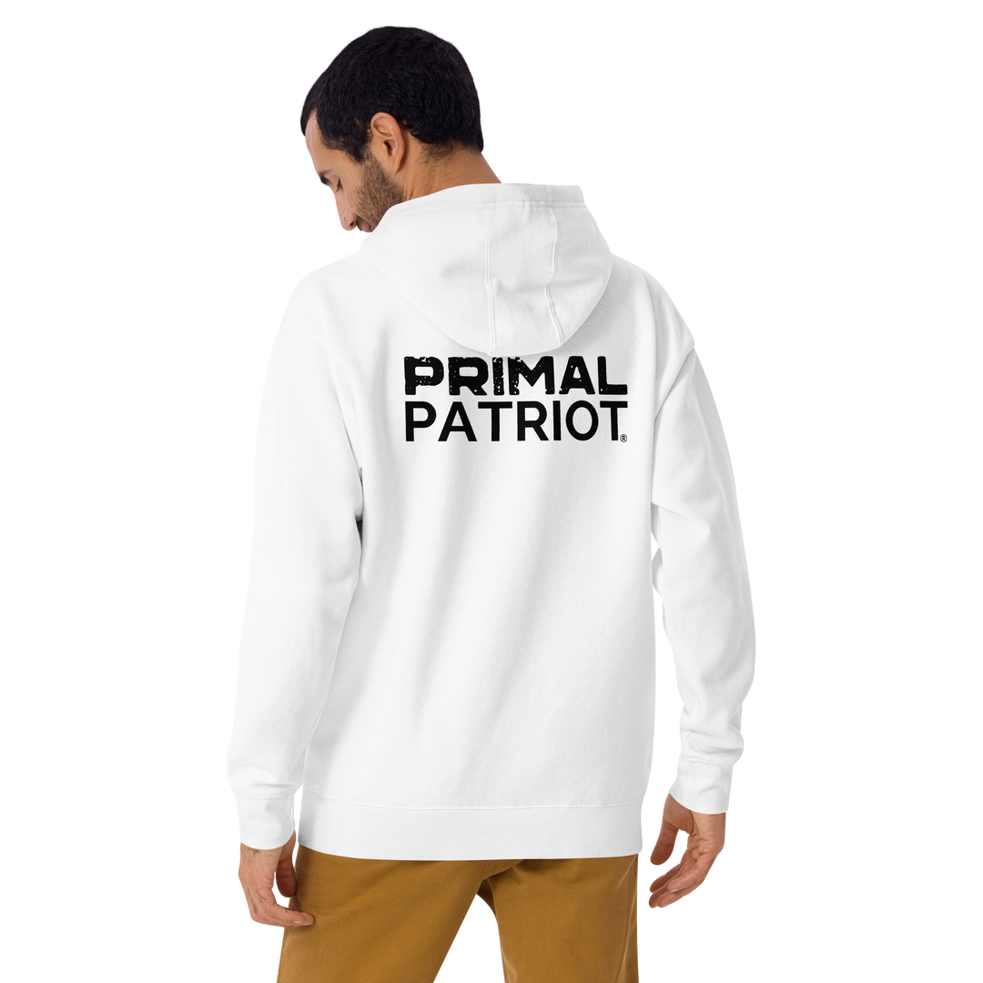 Men's Hoodie - Primal White