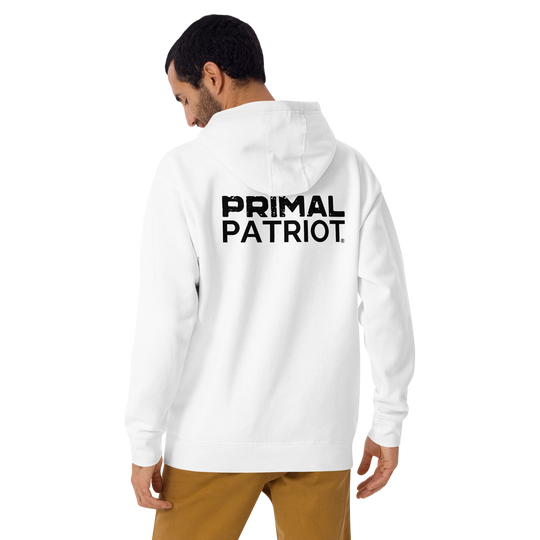 Men's Hoodie - Primal White