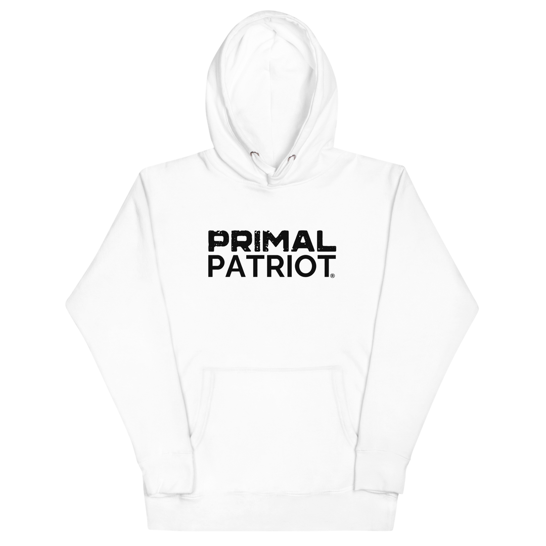 Men's Hoodie - Primal White