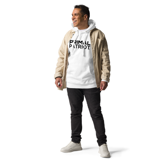 Men's Hoodie - Primal White