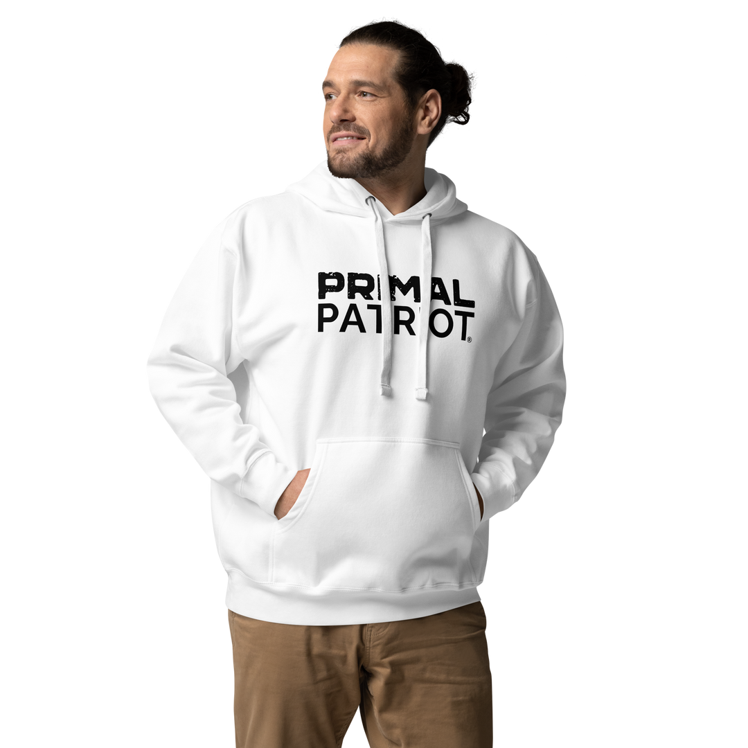 Men's Hoodie - Primal White