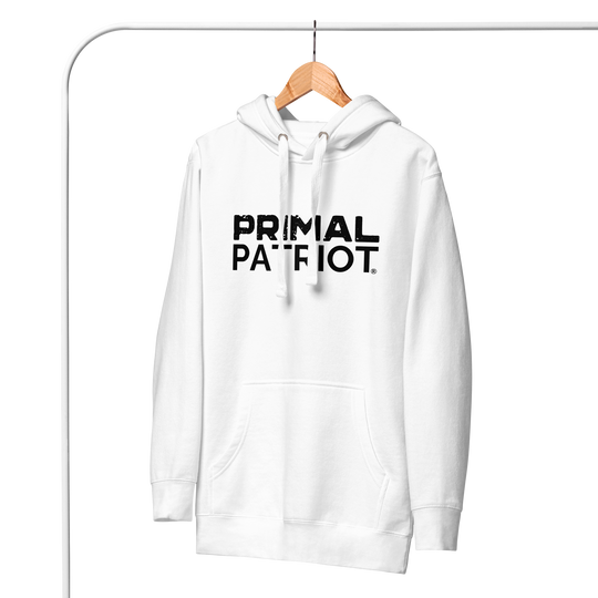 Men's Hoodie - Primal White