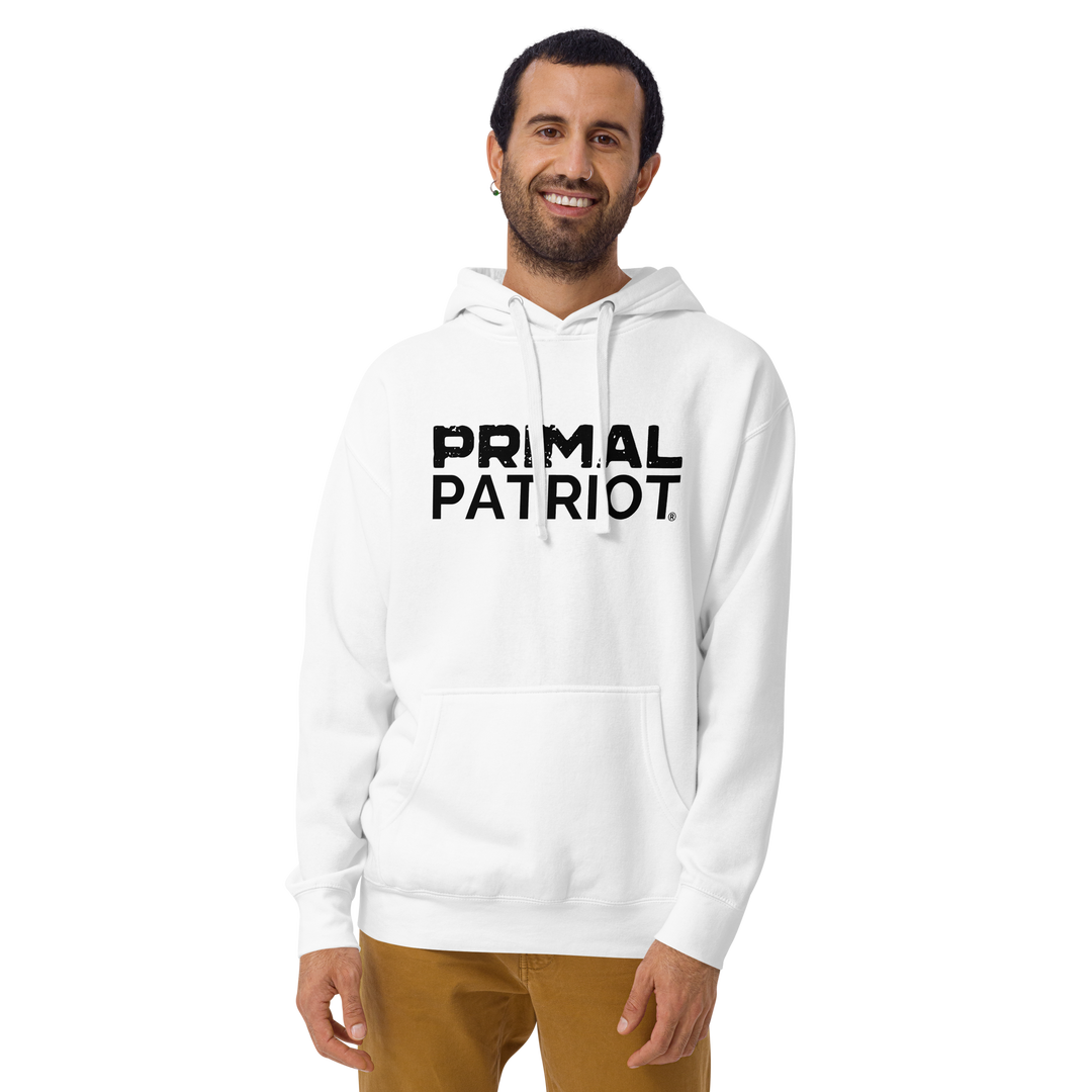 Men's Hoodie - Primal White