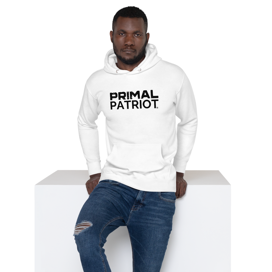 Men's Hoodie - Primal White