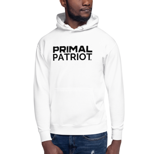 Men's Hoodie - Primal White