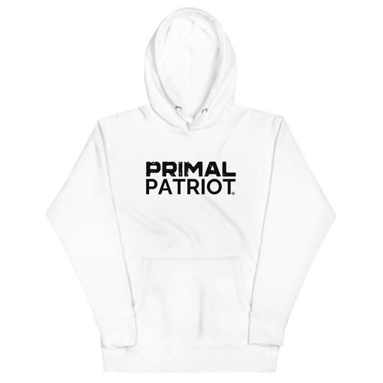 Men's Hoodie - Primal White