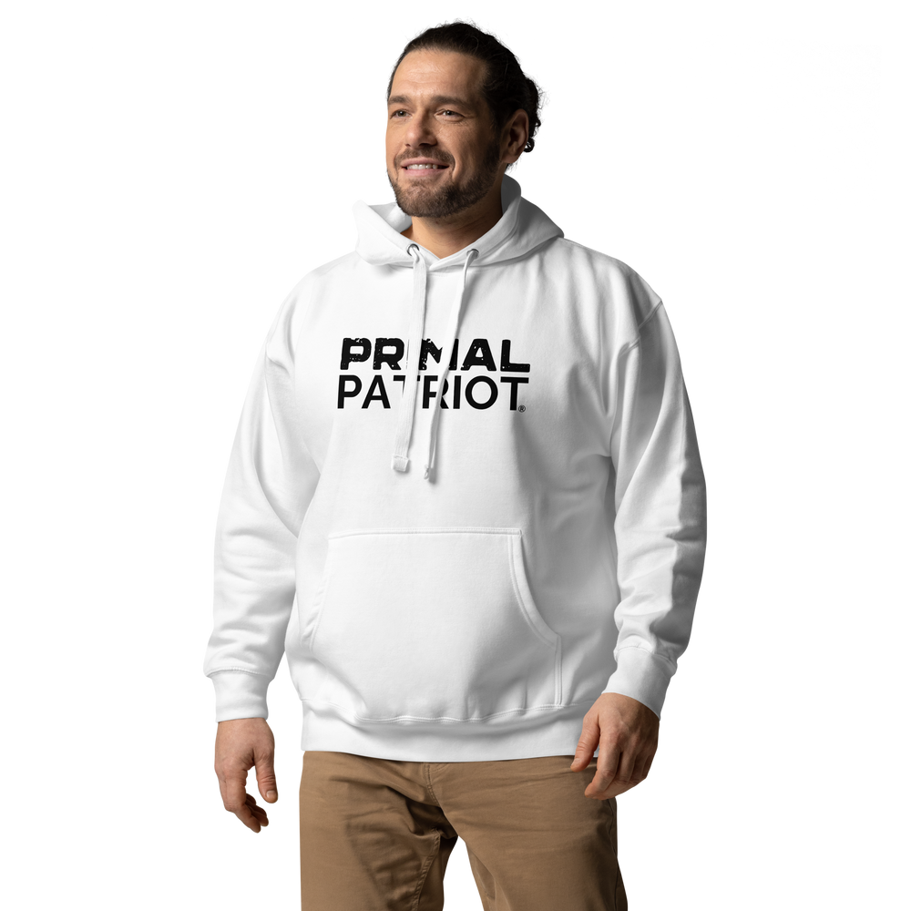 Men's Hoodie - Primal White