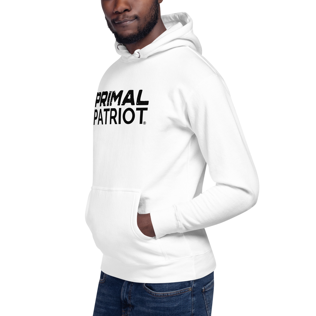 Men's Hoodie - Primal White