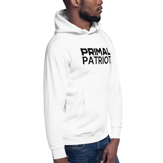 Men's Hoodie - Primal White