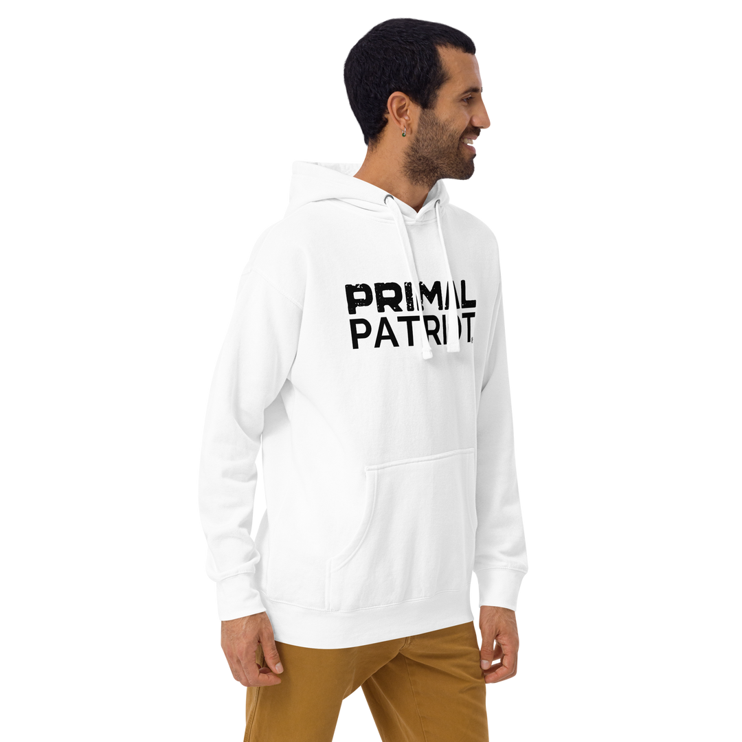 Men's Hoodie - Primal White