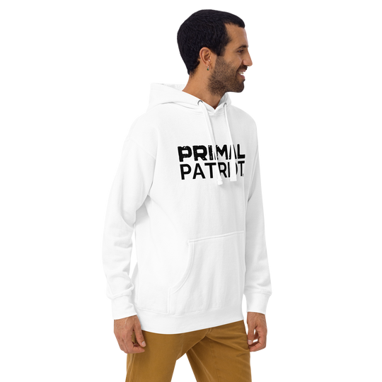 Men's Hoodie - Primal White