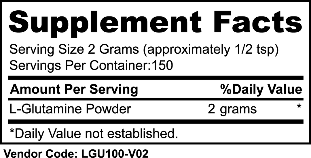 Grant's Grit - L-Glutamine Powder